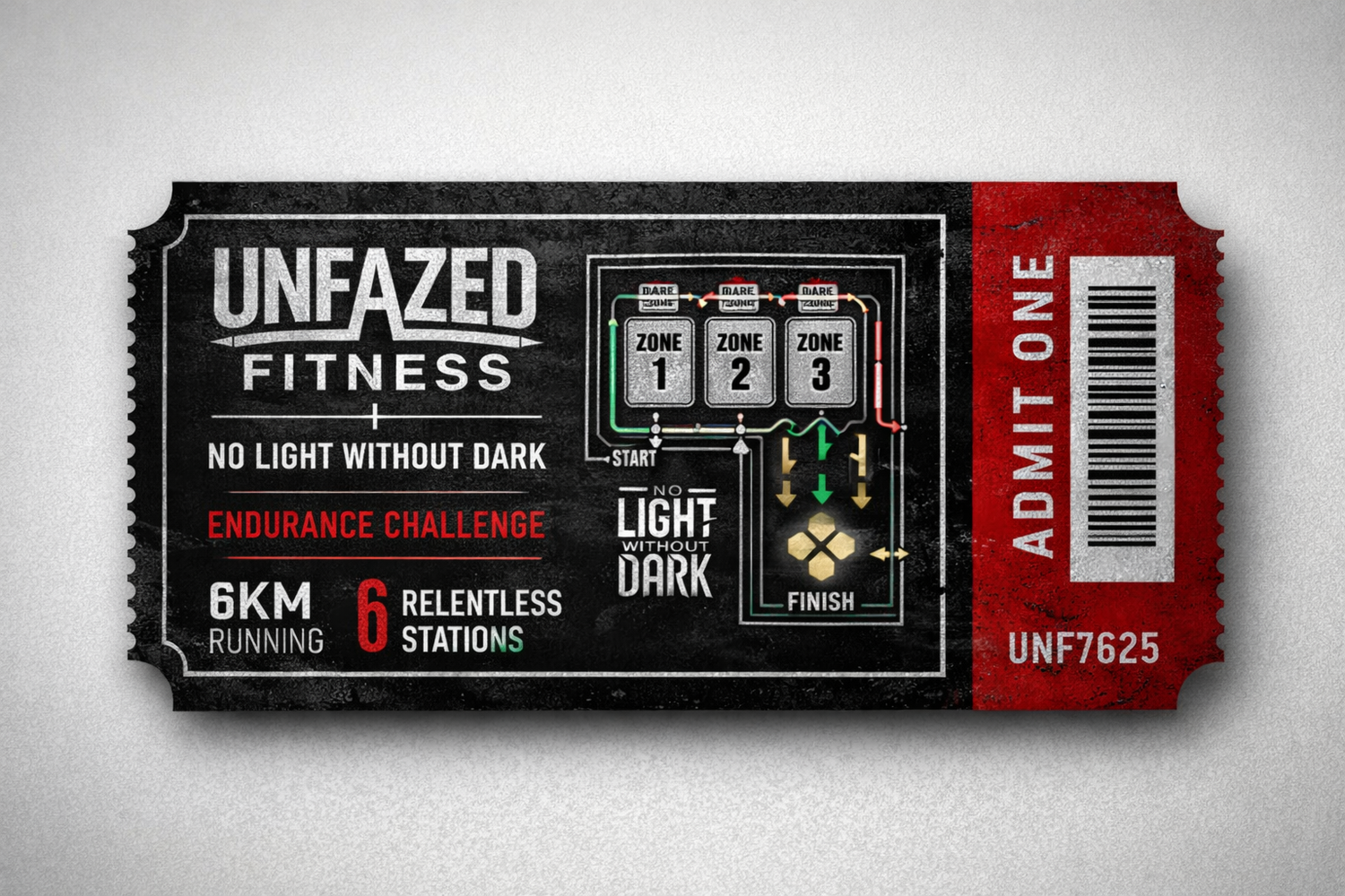 UNFAZED FITNESS TICKETS